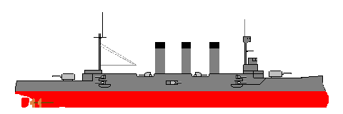 大型装甲巡洋艦 HIJMS 出雲 1900